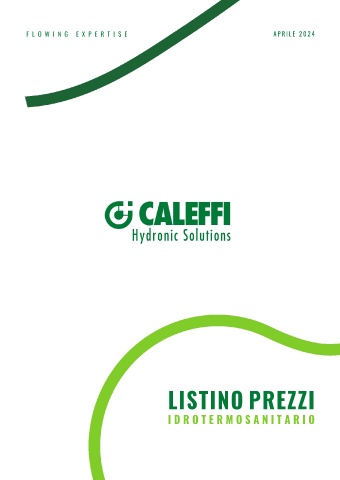 caleffi - listino idrotermosanitario 2024